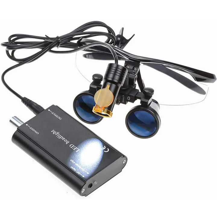 Dental and Surgical LED Headlight Loupes – 2.5X / 3.5X Magnification