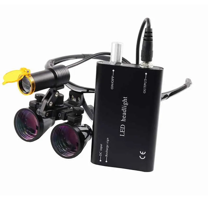 Dental and Surgical LED Headlight Loupes – 2.5X / 3.5X Magnification