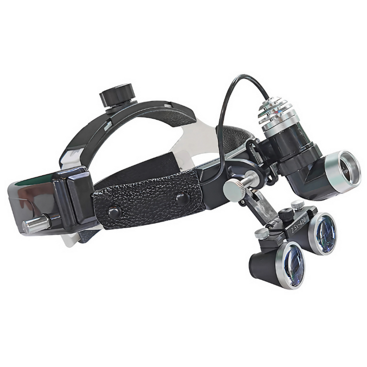 Professional Dental and Surgical Headband Loupes with LED Illumination