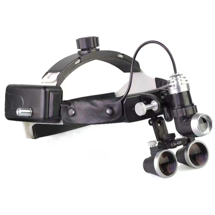 Professional Dental and Surgical Headband Loupes with LED Illumination