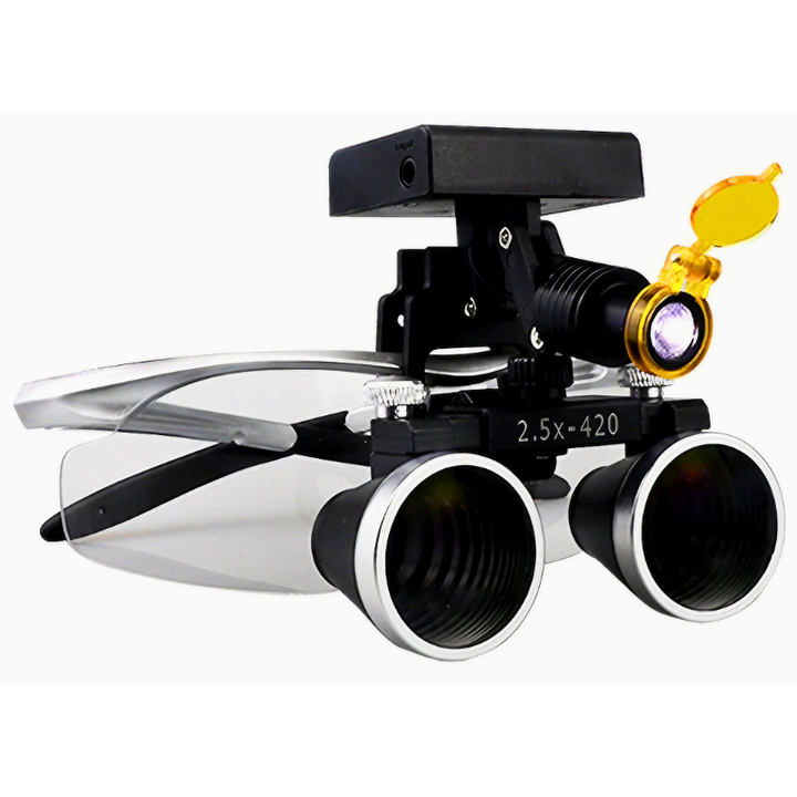 Professional Surgical Loupes 2.5x/3.5x – Wireless LED Headlight and HD Optics